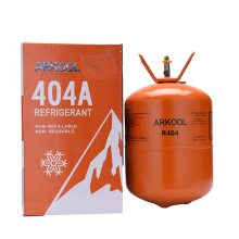 Gas de refrigerante de melhor qualidade R404A usado em armazenamento a frio